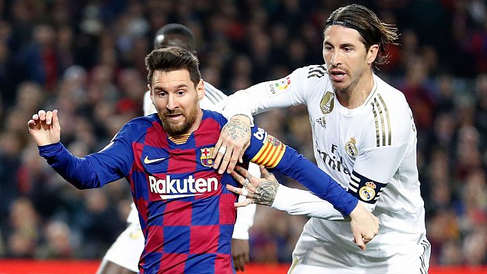 Telediario 1 - Real Madrid y Barça llegan empatados a 95 victorias al Clásico de este domingo