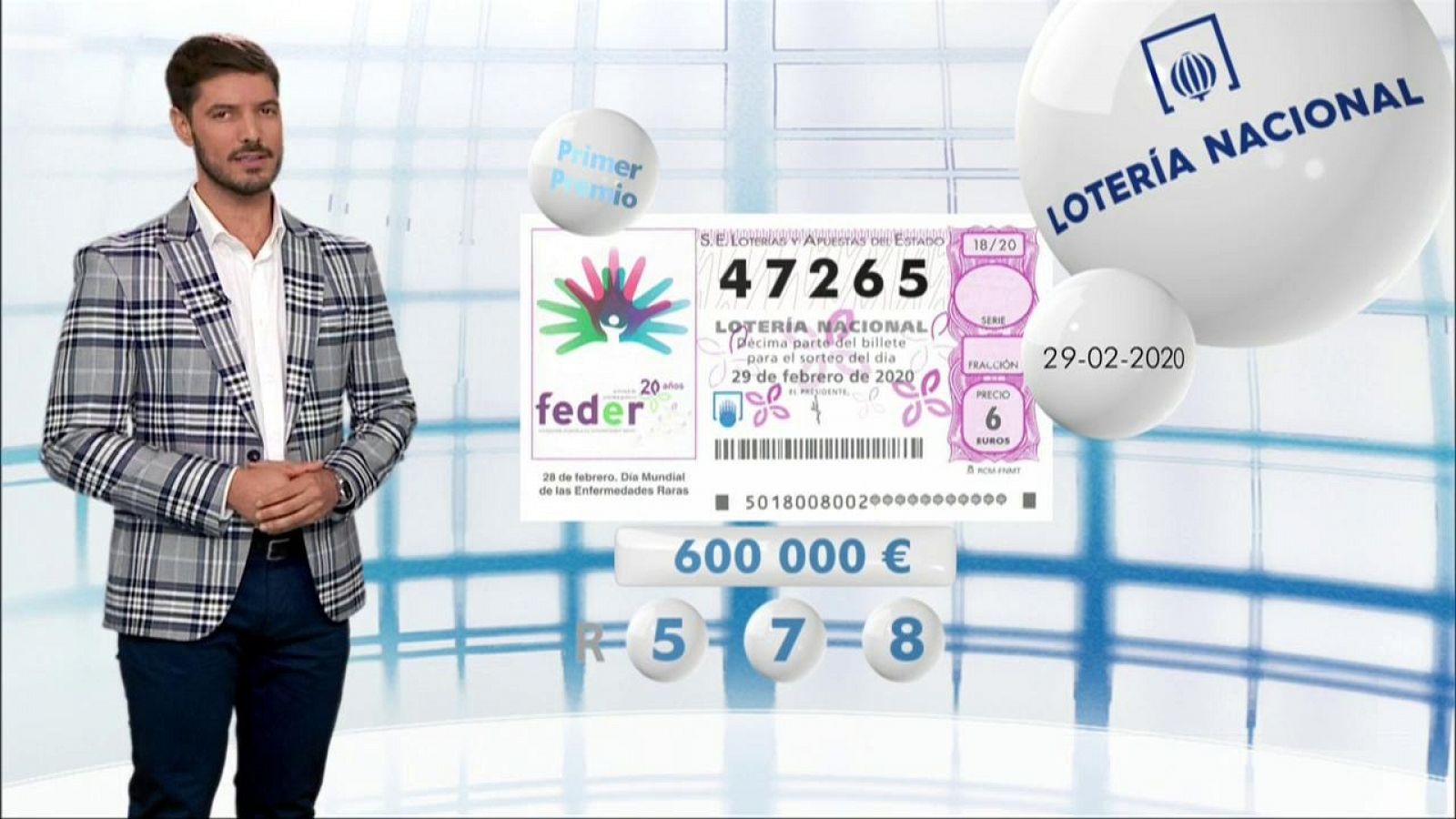 Lotería Nacional - 29/02/20 - RTVE.es