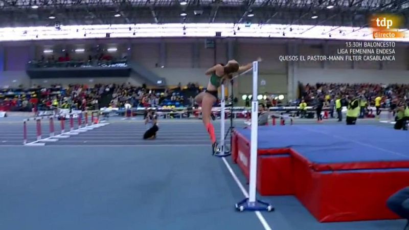 Cristina Ferrando, campeona de España de altura con 1,85, mejor marca española del año