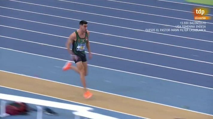 Atletismo - Pablo Torrijos bate el récord de España de triple salto con un vuelo de 17,18 metros