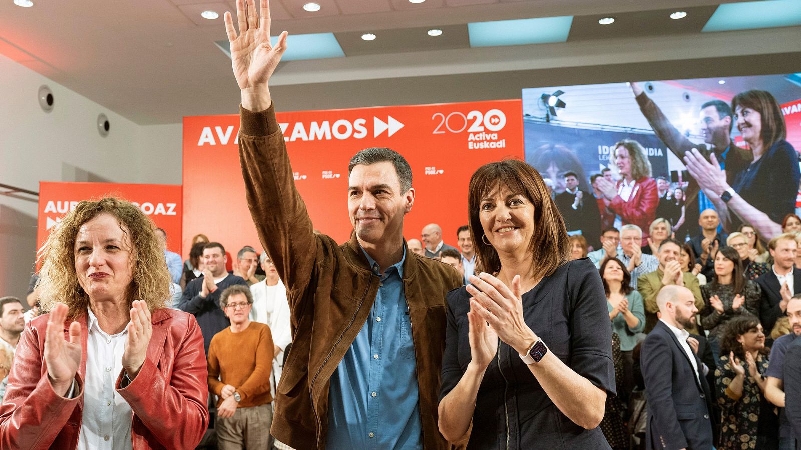 Elecciones vascas | Sánchez defiende el Estatuto vasco y el diálogo "frente a las zancadillas" - RTVE.es