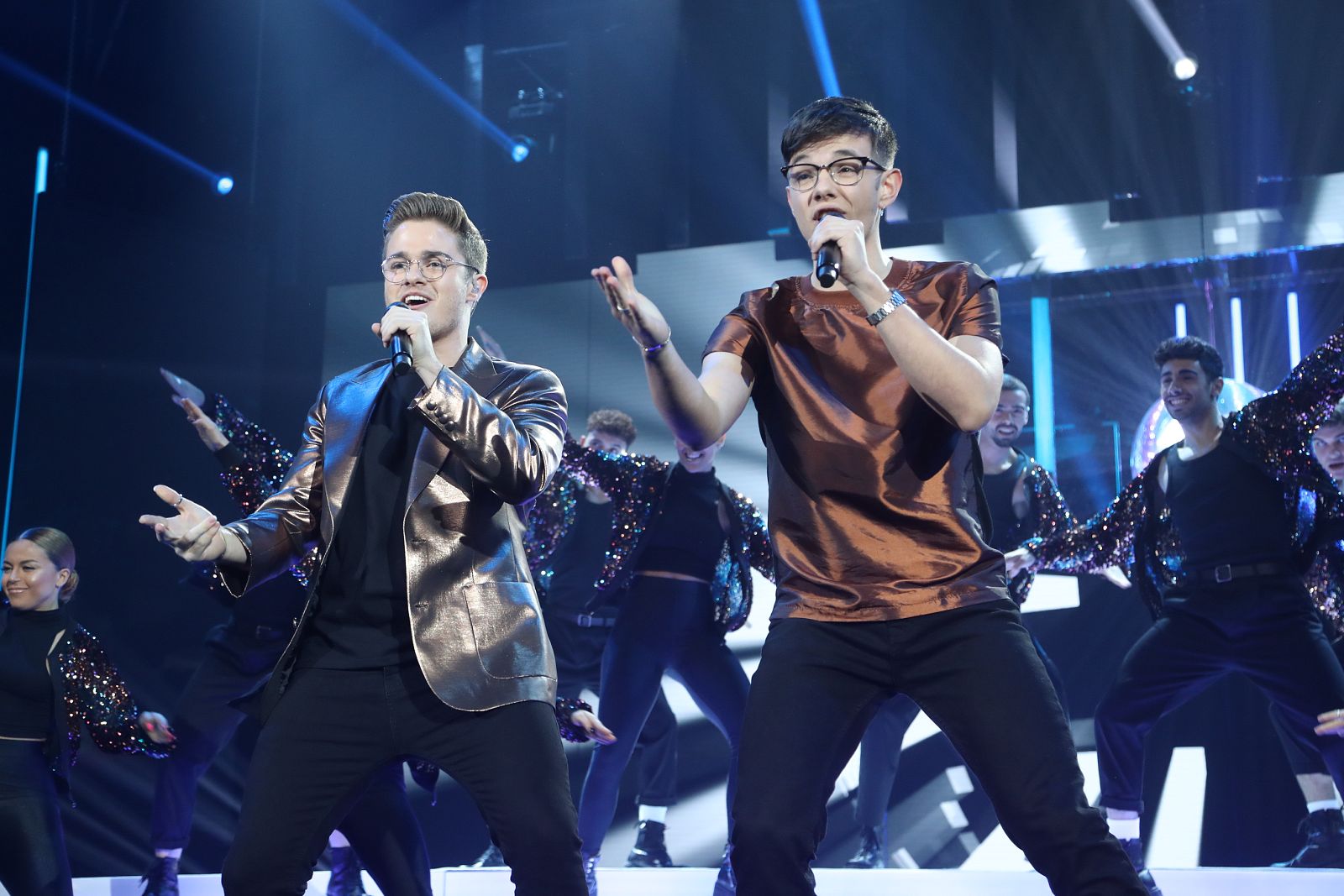 Gèrard y Flavio cantan "Never Gonna Give You Up", de Rick Astley, en la Gala 7 de Operación Triunfo 2020