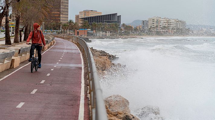 Vientos fuertes o muy fuertes en amplias zonas de la Península y Baleares