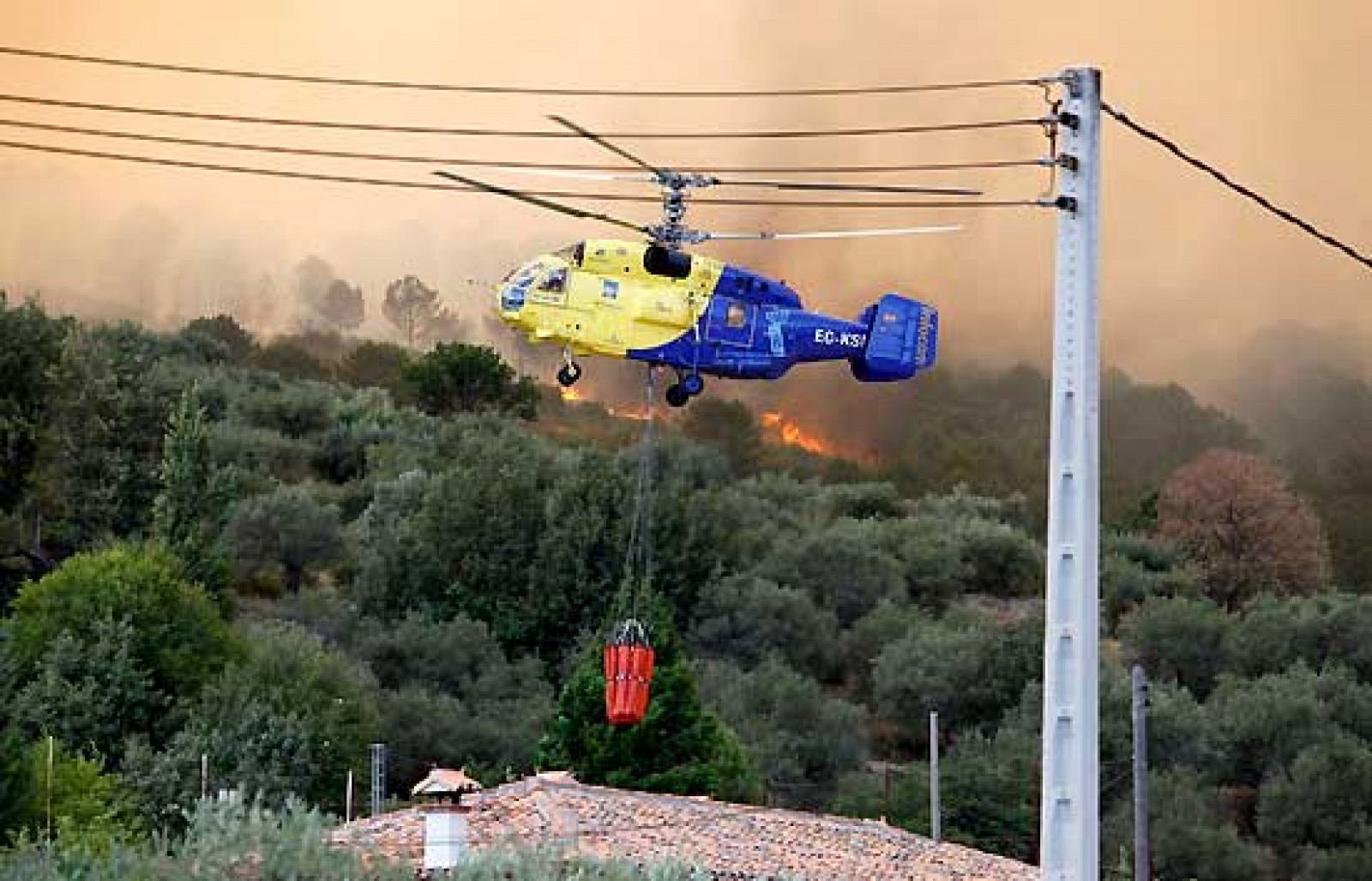 Víctima mortal en el incendio de Ávila