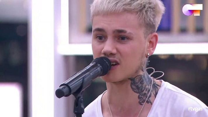 OT 2020 - Hugo canta "Se acabó" 1r pase de micros