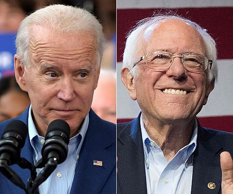 Telediario 1 - Biden contra Sander para la liderar a los demócratas