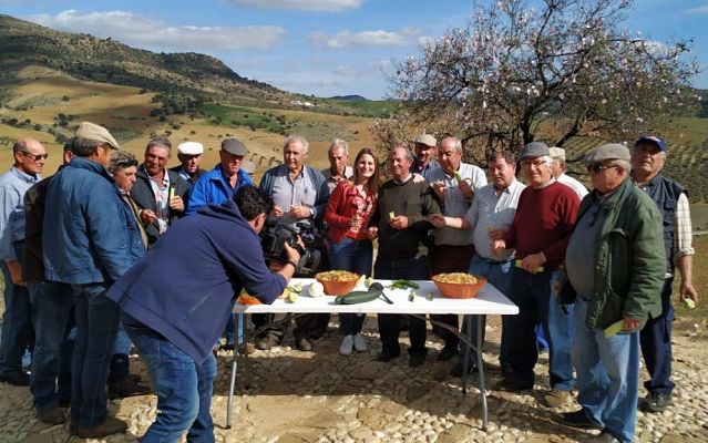 En el campo, sopa de perota 