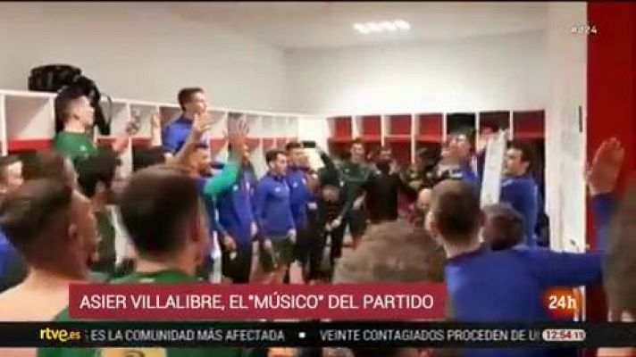 Así fue la celebración del Athletic en el vestuario de Los Cármenes