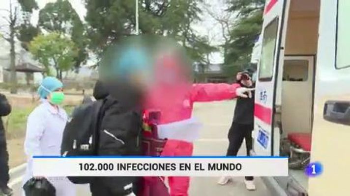 102.000 infecciones en el mundo