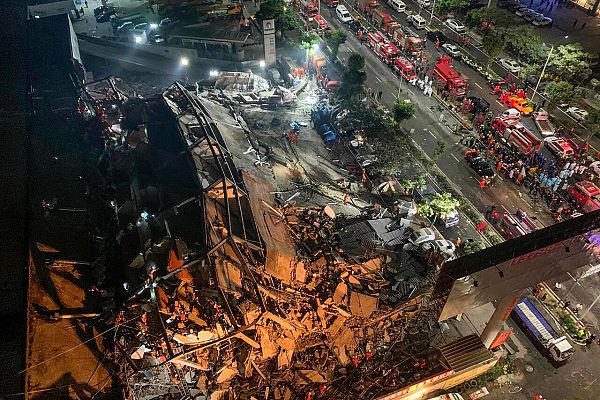 Colapsa en China un hotel usado para la cuarentena