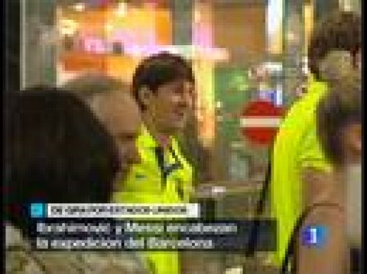  - El Barcelona parte hacia EEUU