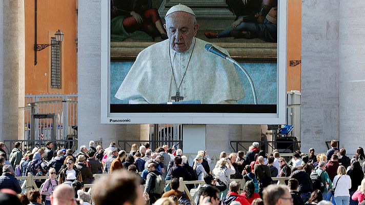 El papa celebra el rezo del Angelus por 'streaming' 