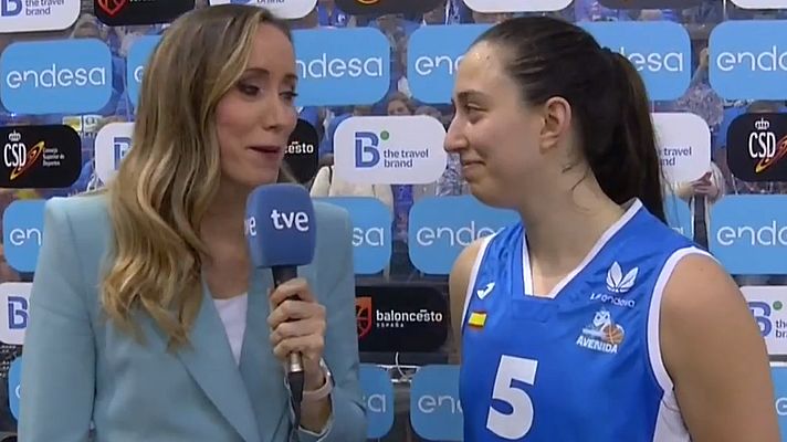 Baloncesto en RTVE - Maite Cazorla: "La afición ha ayudado en los momentos malos"