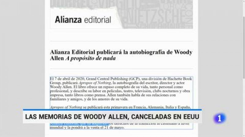 La editorial Hachette cancela la publicación de las memorias de Woody Allen
