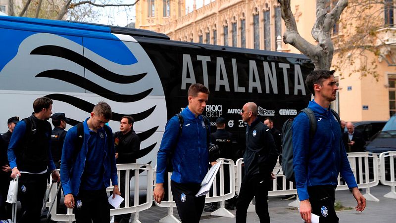 El Atalanta ya está en Valencia