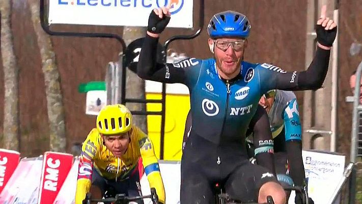 Ciclismo - Nizzolo se lleva la segunda etapa de la París - Niza