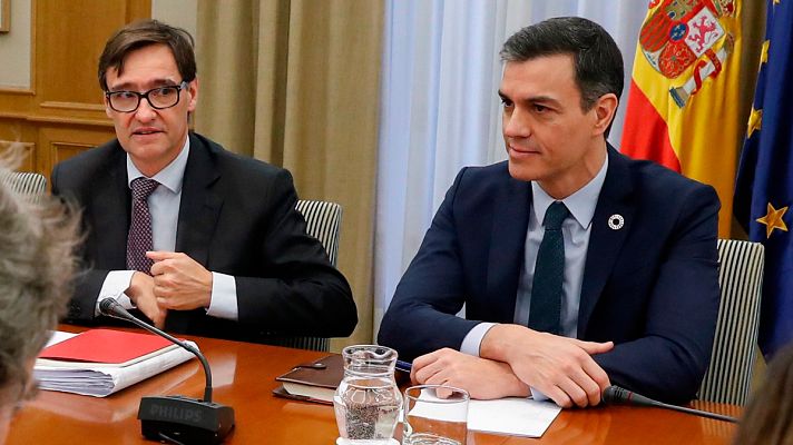 Telediario 1 - Sánchez anuncia un plan de choque contra el coronavirus