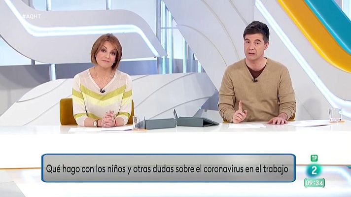 Aquí hay trabajo - Dudas frecuentes sobre el coronavirus en el trabajo