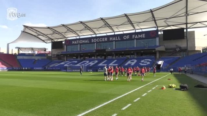 Fútbol - La selección española ya está lista para su último partido en la SheBelieves Cup