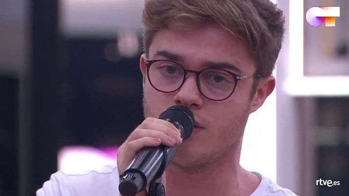 OT 2020 - Gèrard canta Someone You Loved 1r pase de micros