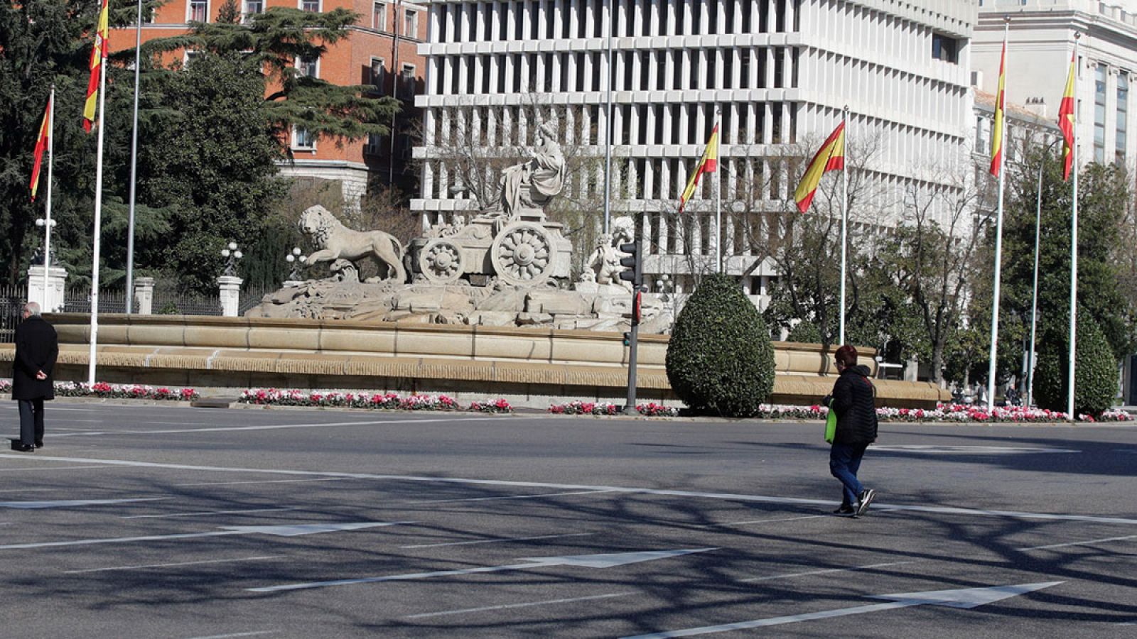 Madrid frena su ritmo tras las medidas de contención del coronavirus