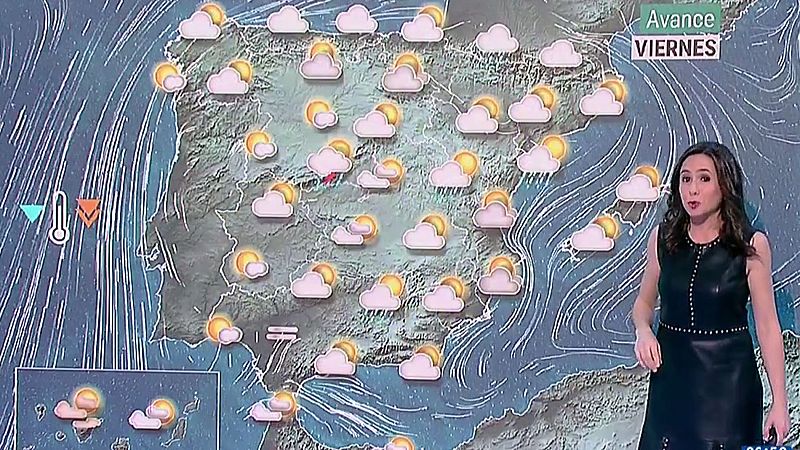  Lluvia en el extremo norte y valores altos para la época en casi todo el país