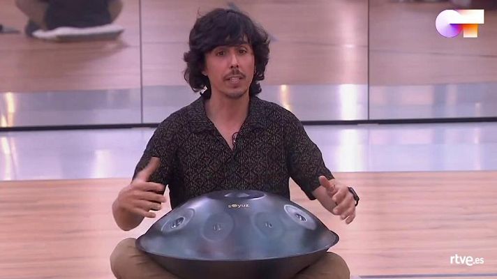 OT 2020 - Ramón Seijo da una clase de handpan en OT 2020