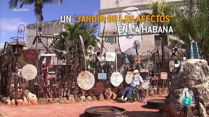 Un "jardín de los afectos" en La Habana