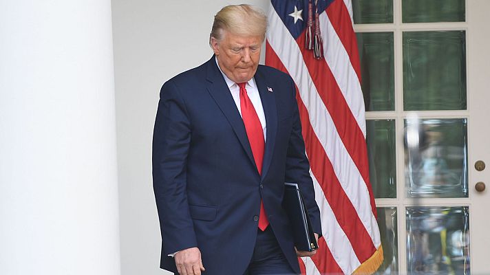 Telediario 1 - Trump declara la emergencia nacional contra el coronavirus