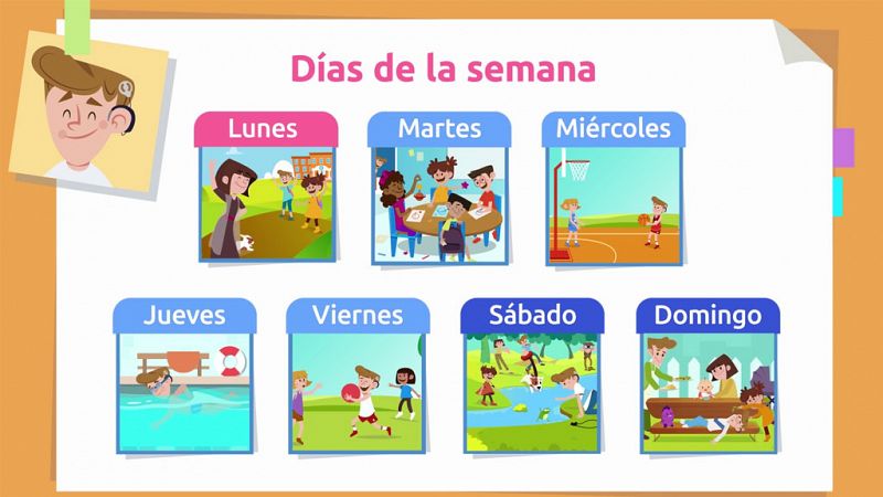 EduClan 3 a 5 años - LENGUA - Aprendiendo los días de la semana ...