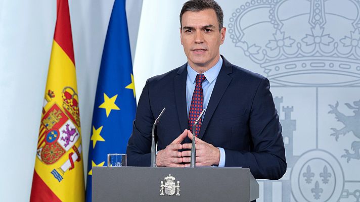 Sánchez anuncia la prohibición de todos los desplazamientos que no sean de fuerza mayor