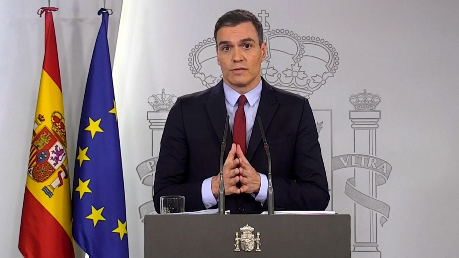 Vídeo | Pedro Sánchez: "Unidos venceremos al virus"