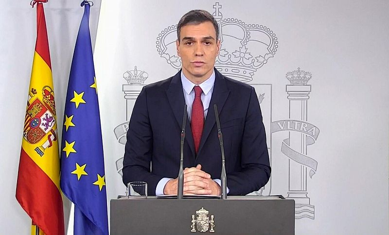 Pedro Sánchez: "Nuestra misión es proteger a los españoles y se habilitarán medidas drásticas" - RTVE.es | Ver