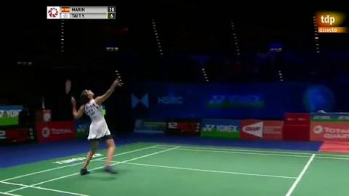 Los mejores puntos del partido entre Carolina Marín y Tai Tzu-Ying