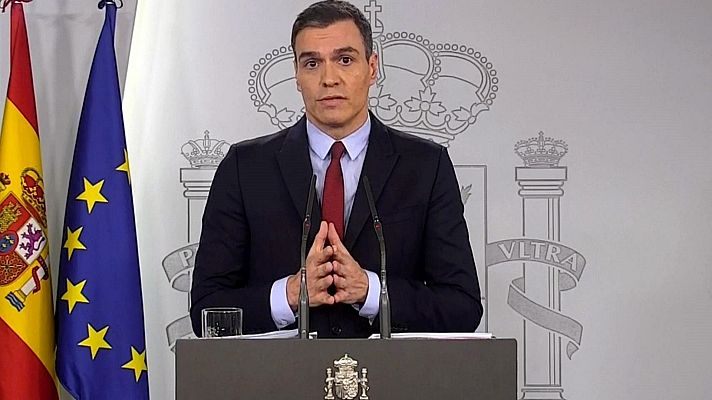 Especiales informativos - Especial Informativo - Declaración institucional del presidente del Gobierno Pedro Sánchez