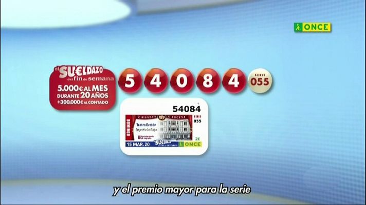 Sorteo ONCE - 15/03/20