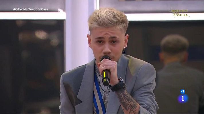 OT 2020 - Hugo canta "Heroes" en la Gala OTYoMeQuedoEnCasa