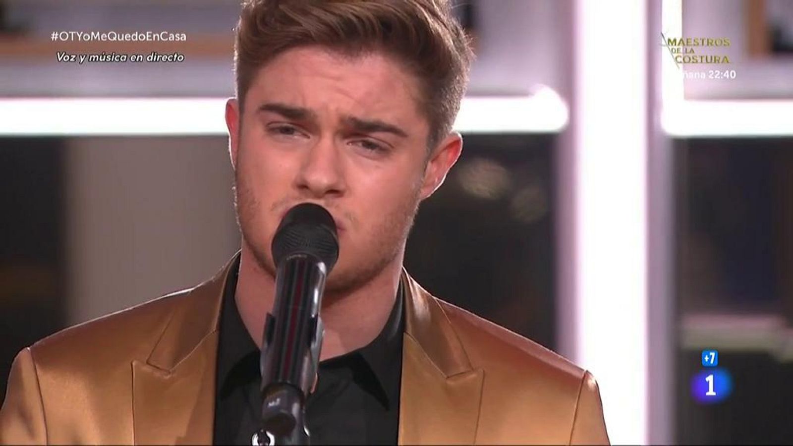 Gèrard canta "Someone you loved", de Lewis Capaldi, en la Gala OTYoMeQuedoEnCasa de Operación Triunfo 2020