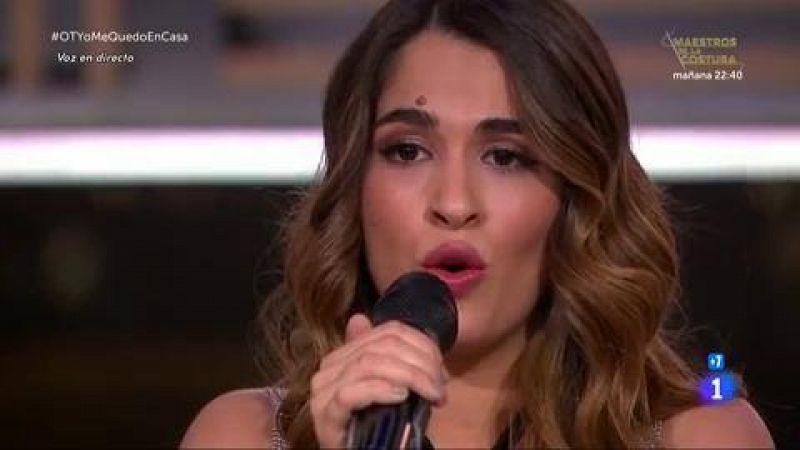 Anajú canta "Inevitable", de Shakira, en la Gala OTYoMeQuedoEnCasa de Operación Triunfo 2020 