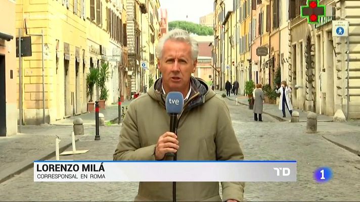 Telediario 1 - La región del Véneto en Italia multiplica los test de detección de coronavirus