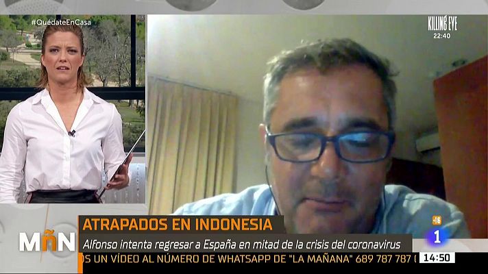 Españoles atrapados en Indonesia por el coronavirus