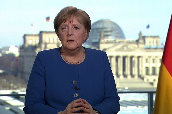 Merkel urge a Alemania a cumplir con el cierre de vida pública por el coronavirus