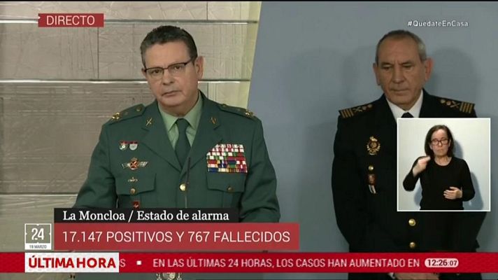 Especiales informativos - Coronavirus. Rueda de prensa del comité técnico - 19/03/20