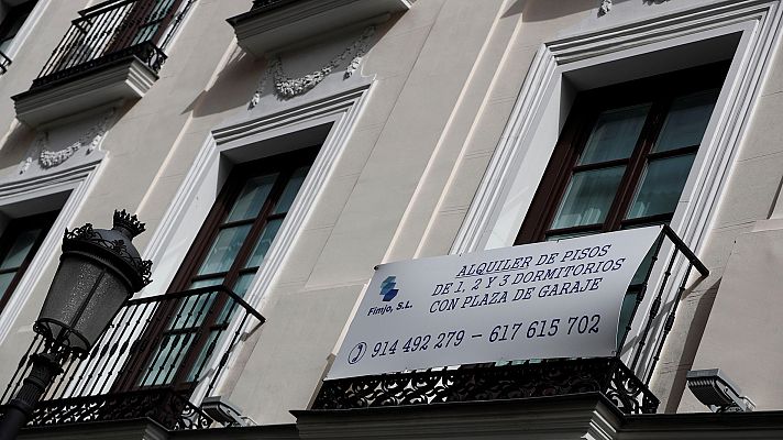 Telediario 1 - Los inquilinos piden una moratoria en el alquiler y el Gobierno se resiste