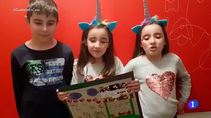 Telediario 1 - Un día del Padre sin salir de casa