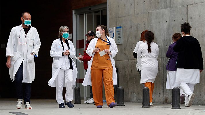 Telediario 1 - El corononavirus en España avanza a un ritmo similar al que lo hacía Italia en las mismas fechas