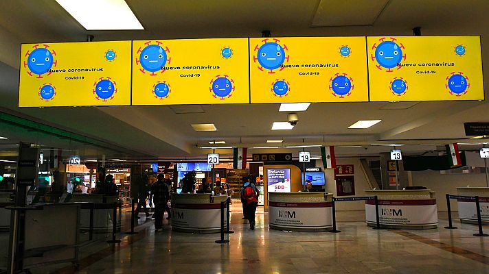 Telediario 1 - México no ha impuesto restricciones a los viajeros por el coronavirus