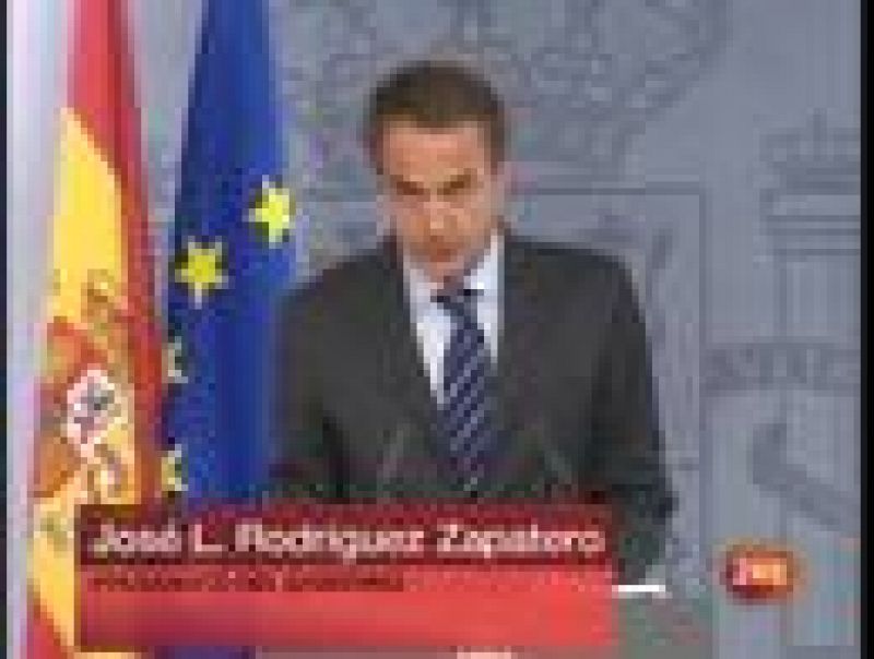  Zapatero condena el atentado