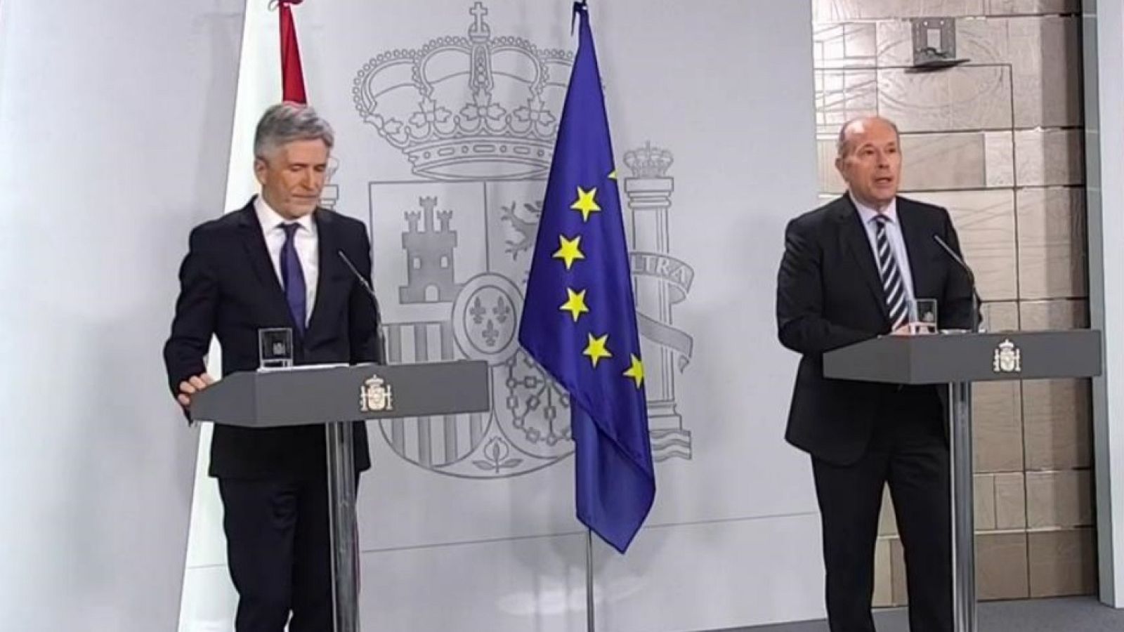 Especial informativo - Coronavirus. Rueda de prensa de los ministros de Interior y de Justicia - 20/03/20 - ver ahora