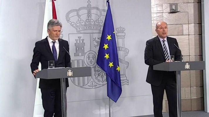 Especiales informativos - Rueda de prensa de los ministros de Interior y de Justicia